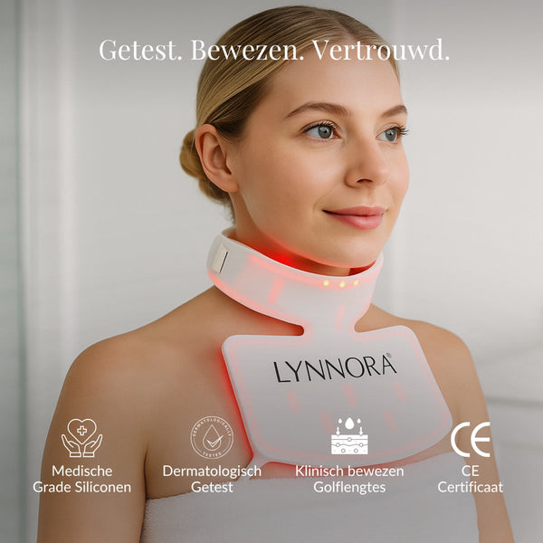 Lynnora Red Light Therapy Nek & Décollétagemasker