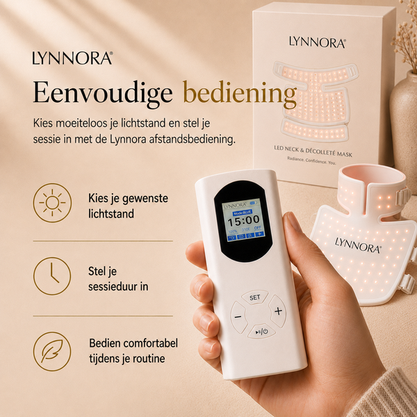 Lynnora Red Light Therapy Nek & Décollétagemasker - Lynnora