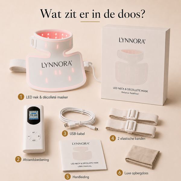 Lynnora Red Light Therapy Nek & Décollétagemasker - Lynnora