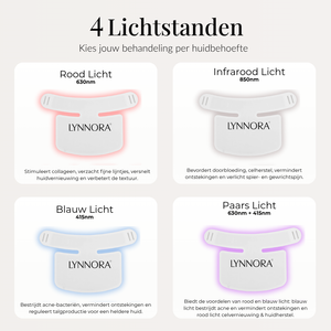 Lynnora Red Light Therapy Nek & Décollétagemasker