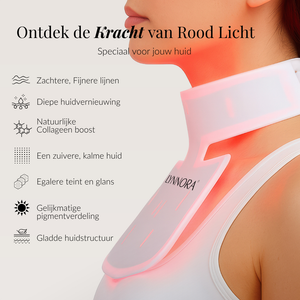 Lynnora Red Light Therapy Nek & Décollétagemasker