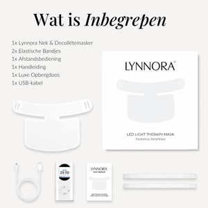 Lynnora Red Light Therapy Nek & Décollétagemasker