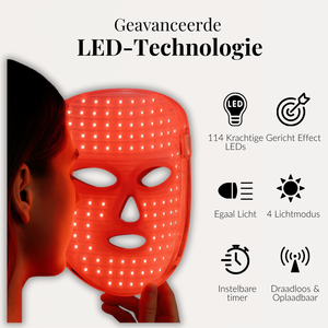 Lynnora Red Light Therapy Nek & Décollétagemasker